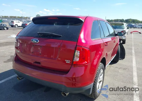 2013 Ford Edge Sel from USA, damaged, VIN 2FMDK4JC9DBC68489